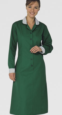 green housekeeping dress from alexandra