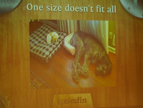 one size doesn’t fit all by PELeCON, on Flickr