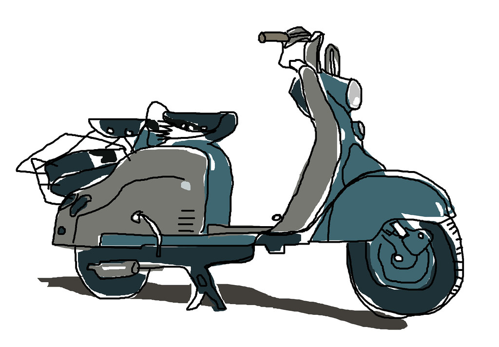 Sketsa Vespa / The World S Most Recently Posted Photos Of Sketch And ...