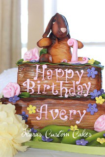 Velveteen Rabbit First Birthday Cake
