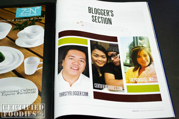 The food bloggers section of Breakfast Magazine - look who's on there! - CertifiedFoodies.com