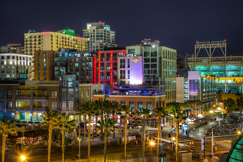 Central Gaslamp (Justin in SD) night canon lights hotel downtown tour sandiego tourist sd gaslamp convention canon5d hdr gaslampdistrict downtownsandiego nightdark 5dmkiii canon5dmarkiii 5d3