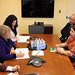 UN Women Executive Director Michelle Bachelet meets with Shirin Sharmin Chaudhury, State Minister for Women and Children Affairs of Bangladesh