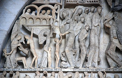 The Blessed, Last Judgment Tympanum, Central Portal, West Facade, Cathédrale St-Lazare, Autun