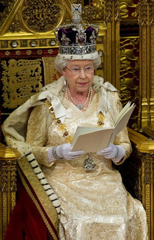 The Queen addresses the House of Lords in 2010