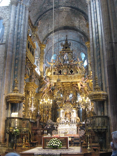 68. Santiago. The Cathedral altar
