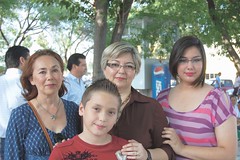1116. Alma Hinojosa, Julia Edna Garza Rodríguez, Max Salinas Garza y Aimeé Salinas.