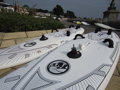 Brand new windsurfing equipment used at Poole Windsurfing