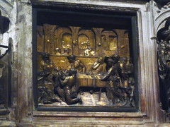 Donatello, Feast of Herod at angle