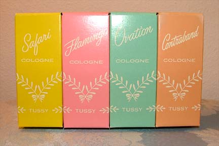 Package of 4 Tussy Perfume