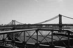 Manhattan Bridge from Brooklyn Bridge • <a style="font-size:0.8em;" href="http://www.flickr.com/photos/59137086@N08/7358407232/" target="_blank">View on Flickr</a>