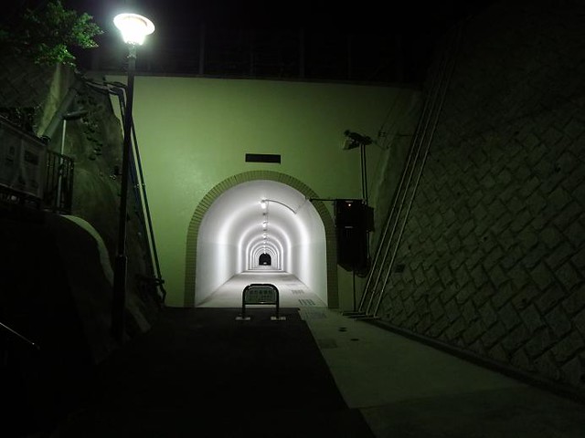 撮影して来ました夜のトンネルは、こんな感...
