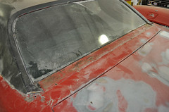 1970 Cutlass SX Coupe Restoration Roof Rust • <a style="font-size:0.8em;" href="http://www.flickr.com/photos/85572005@N00/8151131272/" target="_blank">View on Flickr</a>