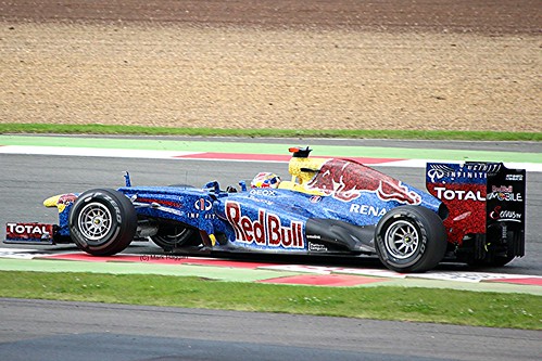 Sebastian Vettel's Red Bull at Silverstone