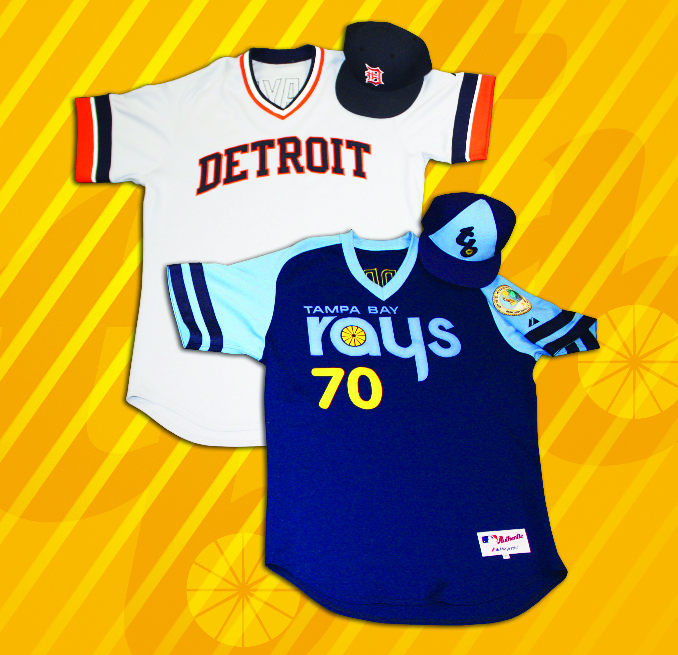 The Rays, formed in 1998, wear 'fauxback' uniforms from 1979