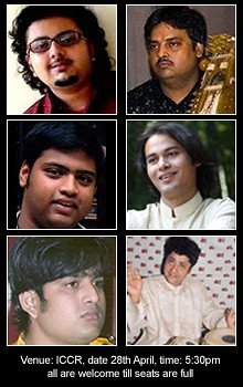 Classical Concert @ ICCR on 28th April 2012