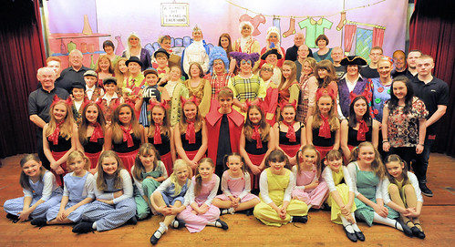 The entire cast of Cinderella, Jan 2014