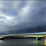 Troubled Sky over Bridge