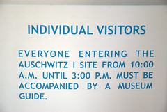 Notice to visitors
