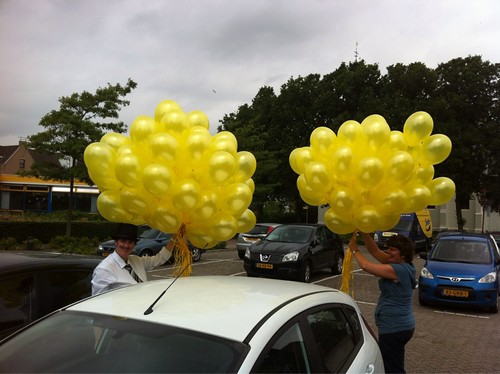 Heliumballonnen OBS De Zonnebloem Rockanje
