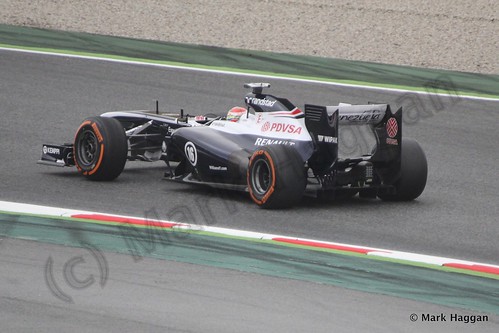 Pastor Maldonado in Free Practice 1 at the 2013 Spanish Grand Prix