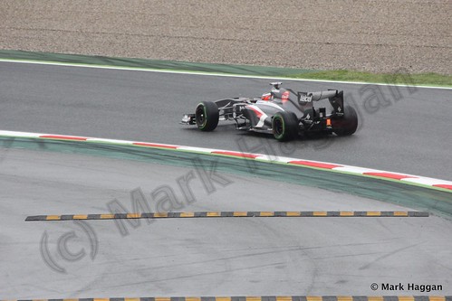 Sauber in Free Practice 1 at the 2013 Spanish Grand Prix