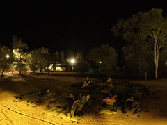 Camping à Ayers Rock Resort, sans araignée ni dingo