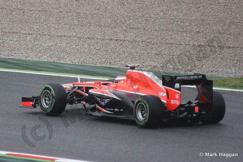 Jules Bianchi in free Practice 1 at the 2013 Spanish Grand Prix