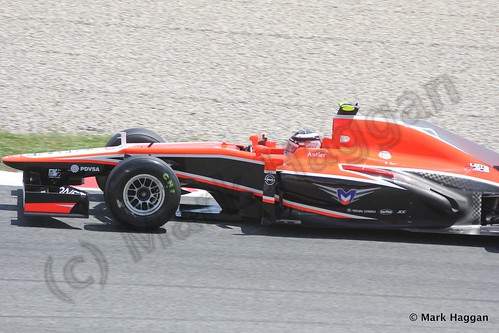 Jules Bianchi in Free Practice 2 at the 2013 Spanish Grand Prix