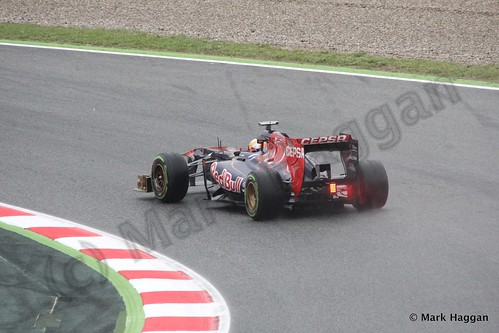 Jean-Eric Vergne in Free Practice 1 at the 2013 Spanish Grand Prix
