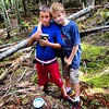 Ethan and Jameson find another geocache!