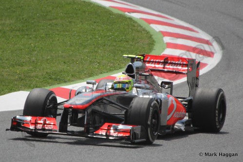 Sergio Perez in the 2013 Spanish Grand Prix