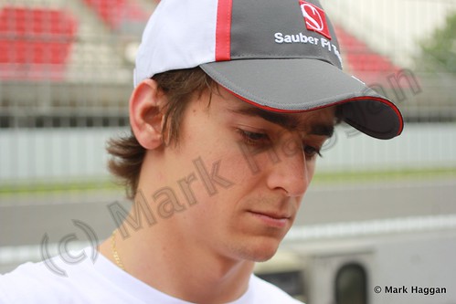 Esteban Gutierrez at the 2013 Spanish Grand Prix