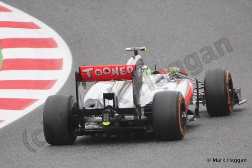 Sergio Perez in Free Practice 1 at the 2013 Spanish Grand Prix