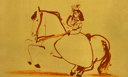 Equitación, descripción de Diego Velazquez (1634), abstracción y reinterpretación de Pablo Picasso (1961). • <a style="font-size:0.8em;" href="http://www.flickr.com/photos/30735181@N00/8746791613/" target="_blank">View on Flickr</a>