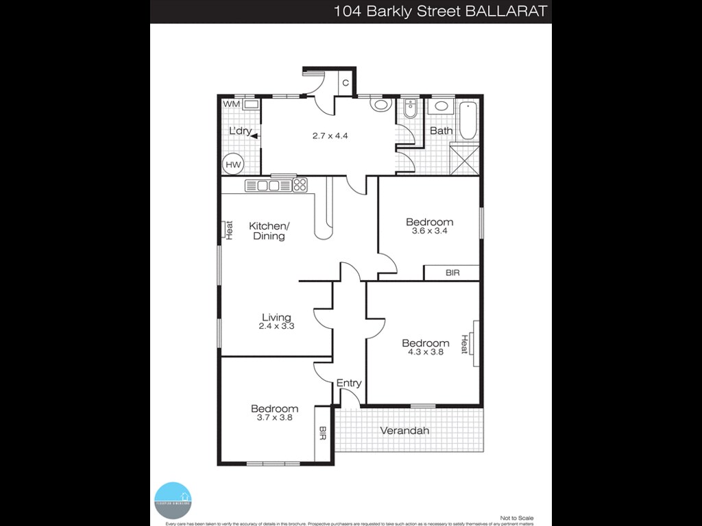 104 Barkly Street, Bakery Hill Vic 3350 floorplan