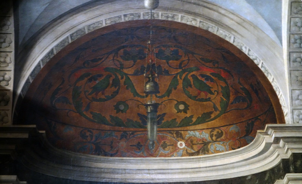 Giovanni Bellini, San Zaccaria Altarpiece, detail of semi-dome