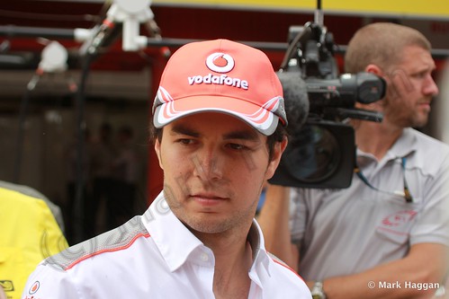 Sergio Perez at the 2013 Spanish Grand Prix