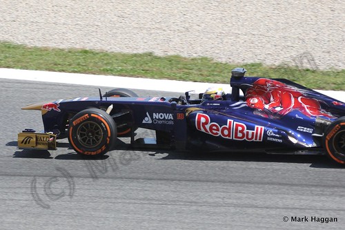 Jean-Eric Vergne in Free Practice 2 at the 2013 Spanish Grand Prix