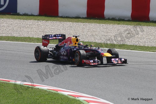 Sebastian Vettel after the 2013 Spanish Grand Prix