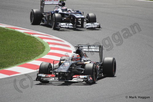Nico Hulkenberg in the 2013 Spanish Grand Prix