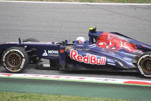Daniel Ricciardo in the 2013 Spanish Grand Prix