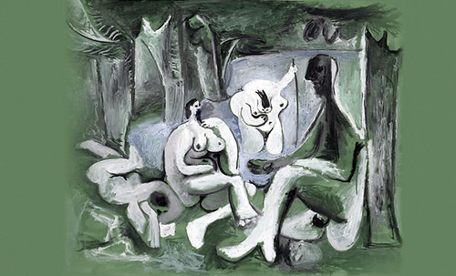 El Almuerzo, escenificación de Edouard Manet (1863), traducción de Pablo Picasso (1960). • <a style="font-size:0.8em;" href="http://www.flickr.com/photos/30735181@N00/8747913172/" target="_blank">View on Flickr</a>