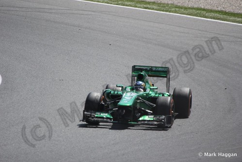 Charles Pic in his Caterham in the 2013 Spanish Grand Prix