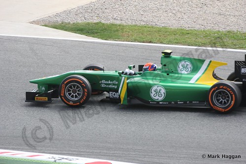 Alexander Rossi in GP2 Free Practice at the 2013 Spanish Grand Prix