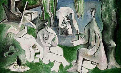 El Almuerzo, escenificación de Edouard Manet (1863), traducción de Pablo Picasso (1960). • <a style="font-size:0.8em;" href="http://www.flickr.com/photos/30735181@N00/8746794837/" target="_blank">View on Flickr</a>