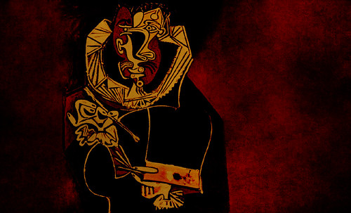 Autoretrato, pulsión de Doménikus Theokópoulos el Greco (1603), extrapolación de Pablo Picasso (1950). • <a style="font-size:0.8em;" href="http://www.flickr.com/photos/30735181@N00/8746806801/" target="_blank">View on Flickr</a>