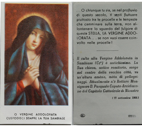 Sambiase 1966 - Vergine Addolorata