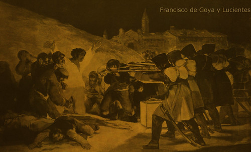 Fusilamientos, dramatizaciones de Francisco de Goya y Lucientes (1814), Edouard Manet (1868), Pablo Picasso (1951). • <a style="font-size:0.8em;" href="http://www.flickr.com/photos/30735181@N00/8747939634/" target="_blank">View on Flickr</a>