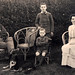 0842 Family in garden, Stawell 1913